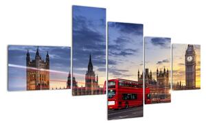 Londýn - moderní obraz (150x85cm)