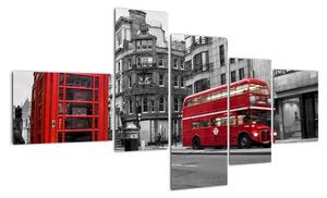 Londýnská ulice - obraz (150x85cm)