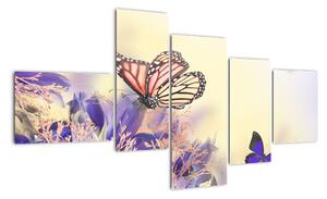 Motýli - obraz (150x85cm)