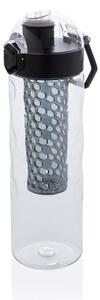 Uzamykatelná láhev s košíkem na ovoce HoneyComb, XD Design 700ml, černá