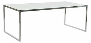 DKD Home Decor Konferenční stolek s zrcadlovou deskou a ocelovým rámem, 120 x 60 x 44 cm