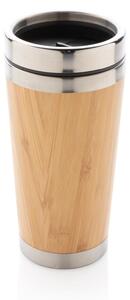 Termohrnek Bamboo, 450ml, XD Design, hnědý
