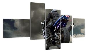 Motorkář - obraz (150x85cm)