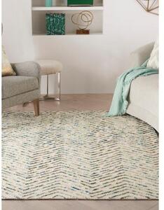 Ručně tkaný vlněný koberec se strukturovaným povrchem Colorado
