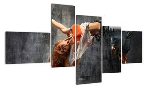 Street Dance tanečnice - obraz (150x85cm)