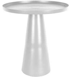 Time for home Bílý kovový odkládací stolek Pierro M Ø 40 cm