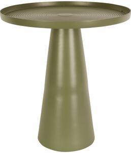 Time for home Zelený kovový odkládací stolek Pierro M Ø 40 cm