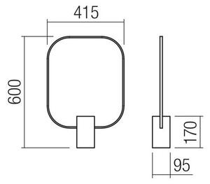 Redo 01-1226 - LED Stmívatelná stolní lampa DOM LED/21W/230V bílá