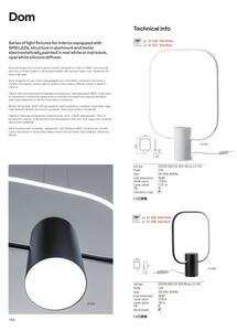 Redo 01-1226 - LED Stmívatelná stolní lampa DOM LED/21W/230V bílá