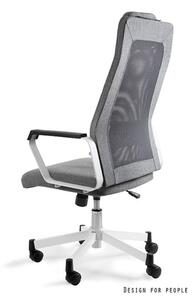 UNIQUE Kancelářská židle Fox, šedá/bílá