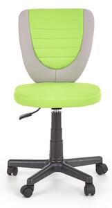Halmar Dětská židle Toby, šedá/zelená