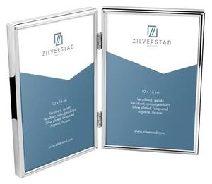 Kovový stojací rámeček ve stříbrné barvě 21x15,5 cm Sweet Memory – Zilverstad
