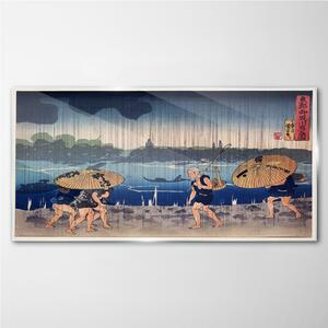 Obraz na skle Obraz na skle Řeka asijský déšť
