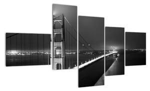 Most přes řeku - obraz (150x85cm)