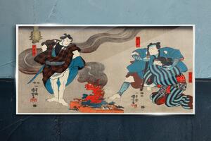Obraz na skle Obraz na skle Asijské tradiční samuraj