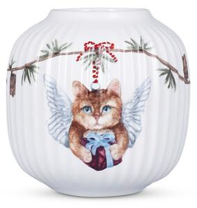 Keramický svícen Hammershoi Christmas White 9,5 cm Kähler