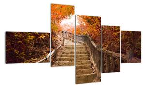 Obraz - schody (150x85cm)