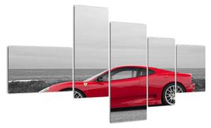 Červené Ferrari - obraz (150x85cm)