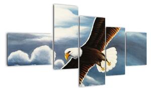Obraz letícího orla (150x85cm)
