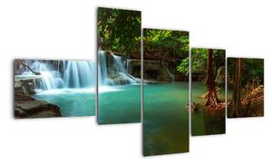 Obraz - panoram vodopádů (150x85cm)