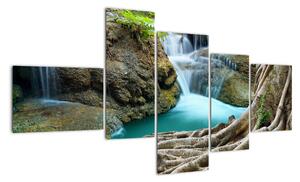 Obraz - vodopády (150x85cm)