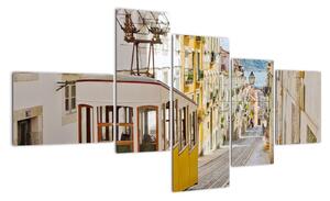 Historická tramvaj, obrazy (150x85cm)