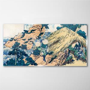 Obraz na skle Obraz na skle Abstrakce Samurai