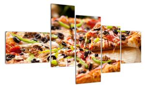 Pizza, obraz (150x85cm)