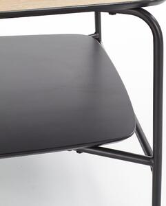 Halmar Konferenční stolek Genua 2, jasan/černý