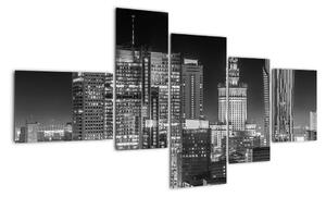 Noční New York, obrazy (150x85cm)