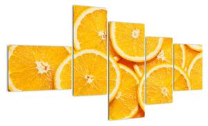 Plátky pomerančů - obraz (150x85cm)