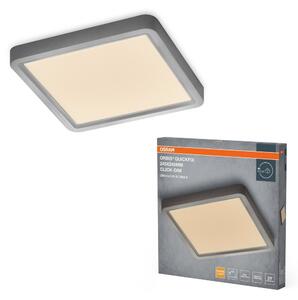Stříbrný LED Panel ORBIS 245x245mm 20W Click Stmívatelný, Teplá Bílá