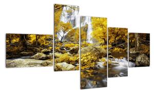 Obraz podzimní krajiny na zeď (150x85cm)