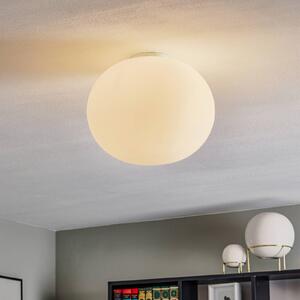 FLOS Glo-Ball - kulové stropní svítidlo 33 cm, stmívatelný, Bílá / opál, Obývací pokoj / jídelna, Sklo, Design, Koule