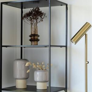 Nordic Living Zlatá kovová stojací lampa Aris 150 cm