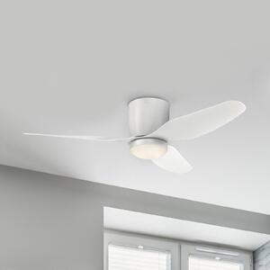 Stropní ventilátor Westinghouse LED Carla, tichý, 117 cm, bílý