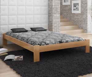 MAGNAT postel ADA 140x200 s roštem - masiv borovice/moření olše