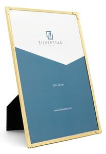 Kovový stojací/na zeď rámeček ve zlaté barvě 21x31 cm Decora – Zilverstad