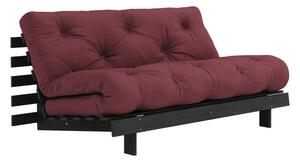 Vínová rozkládací pohovka 160 cm Roots Black Night – Karup Design