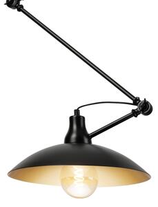 Brilagi - LED Lustr na tyči IRONBEAM 1xE27/60W/230V černá