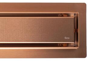 REA-G4800 - Odtokový žlab NEOX PRO 60 cm kartáčovaná měď