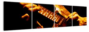 Obraz elektrické kytary (160x40cm)