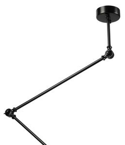 Brilagi - LED Lustr na tyči IRONBEAM 1xE27/60W/230V černá