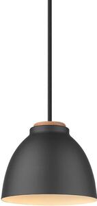 Černé kovové závěsné světlo Halo Design Niva 14 cm
