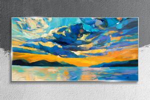 Obraz na skle Obraz na skle Moře západ slunce obloha