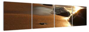 Obraz písečné pláže (160x40cm)