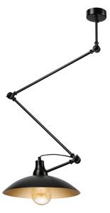 Brilagi - LED Lustr na tyči IRONBEAM 1xE27/60W/230V černá