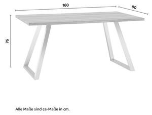 Jídelní stůl MELANI Dekor Ořech 160x90 Cm