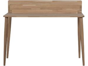 Hoorns Masivní dubový pracovní stůl Levina 120 x 59 cm