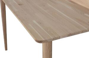 Hoorns Masivní dubový pracovní stůl Levina 120 x 59 cm